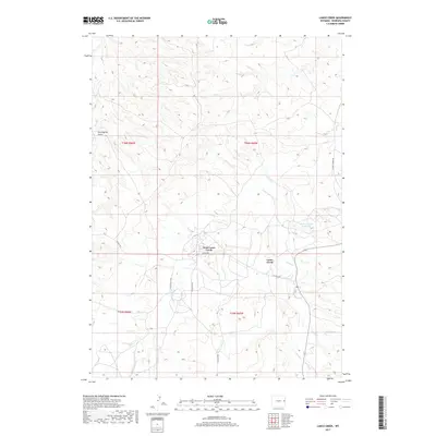2017 Map of Lance Creek, 2017 Print
