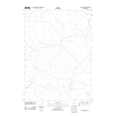 2012 Map of Lance Creek NW, 2012 Print