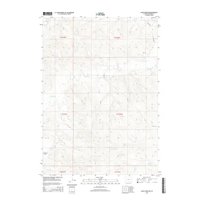 2015 Map of Lance Creek NW, 2015 Print