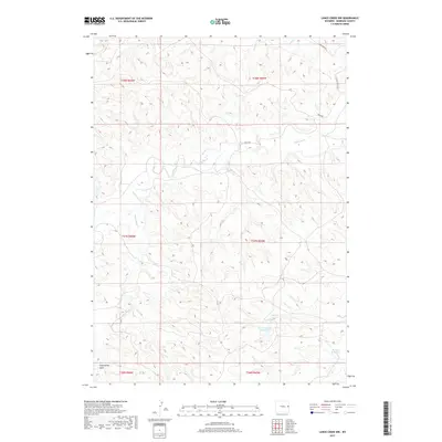 2017 Map of Lance Creek NW, 2017 Print