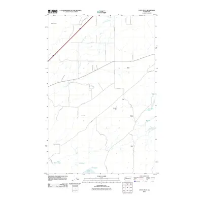 2011 Map of Lance Hills, 2011 Print