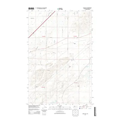 2014 Map of Lance Hills, 2014 Print