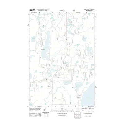 2011 Map of Land O' Lakes, 2011 Print