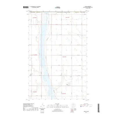 2017 Map of Landa, 2017 Print