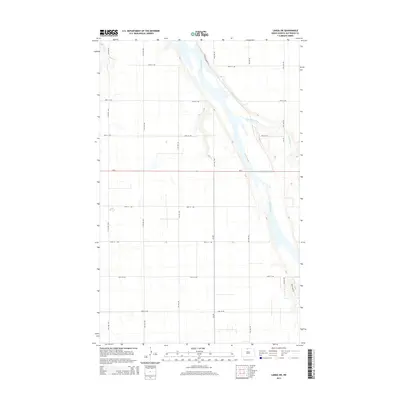 2014 Map of Landa SW, 2014 Print