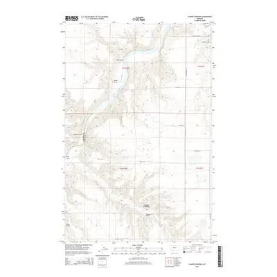 2014 Map of Lander Crossing, 2014 Print