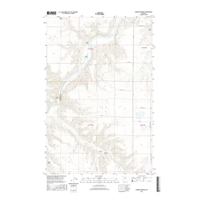 2017 Map of Lander Crossing, 2017 Print