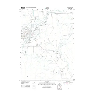 2012 Map of Lander, 2012 Print