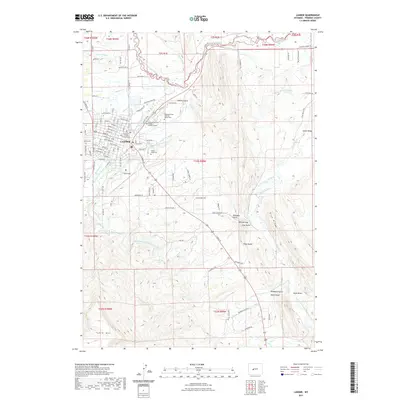 2021 Map of Lander, 2021 Print