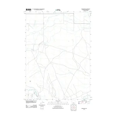 2012 Map of Lander NW, 2012 Print