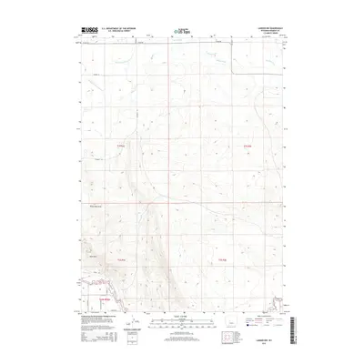 2015 Map of Lander NW, 2015 Print