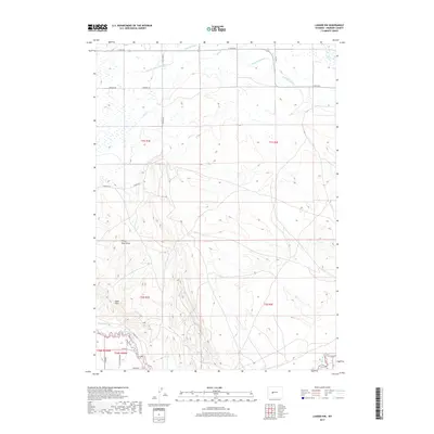 2017 Map of Lander NW, 2017 Print
