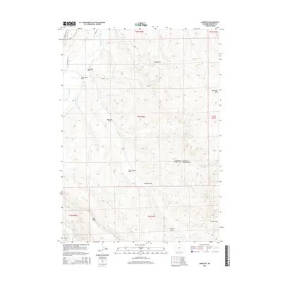 2015 Map of Lander SE, 2015 Print