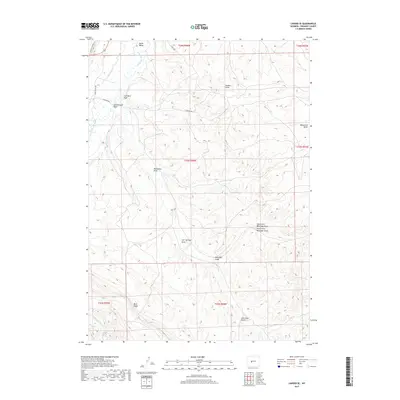 2017 Map of Lander SE, 2017 Print