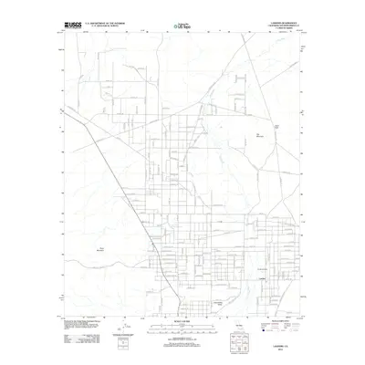 2012 Map of Landers, 2012 Print