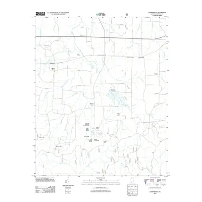 2011 Map of Landersville, 2011 Print