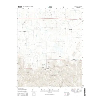 2014 Map of Landersville, 2014 Print
