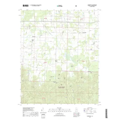 2018 Map of Landersville, 2018 Print
