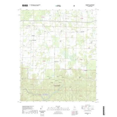 2021 Map of Landersville, 2021 Print