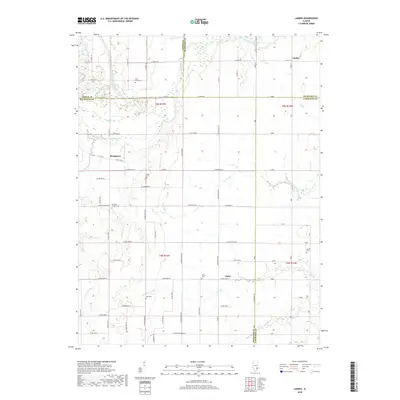 2018 Map of Landes, 2018 Print