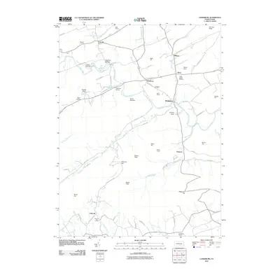 2010 Map of Landisburg, 2010 Print