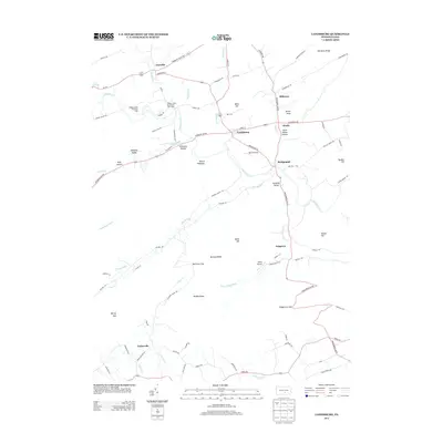 2013 Map of Landisburg, 2013 Print