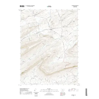 2019 Map of Landisburg, 2019 Print