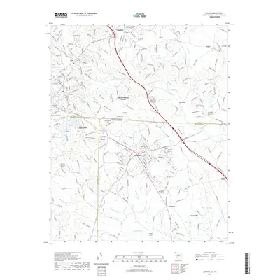2020 Map of Landrum, 2020 Print