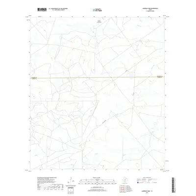 2019 Map of Landrum Tank, 2019 Print