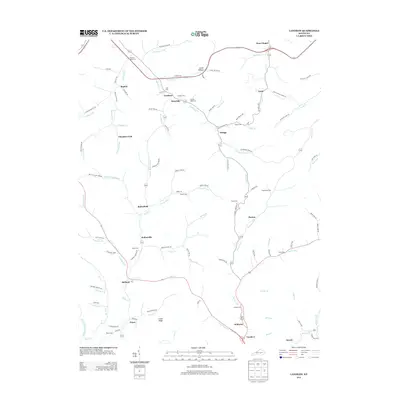 2013 Map of Landsaw, 2013 Print