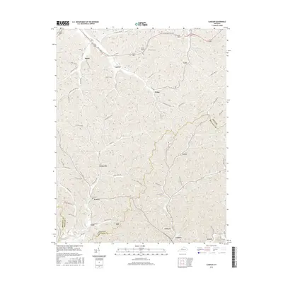 2016 Map of Landsaw, 2016 Print