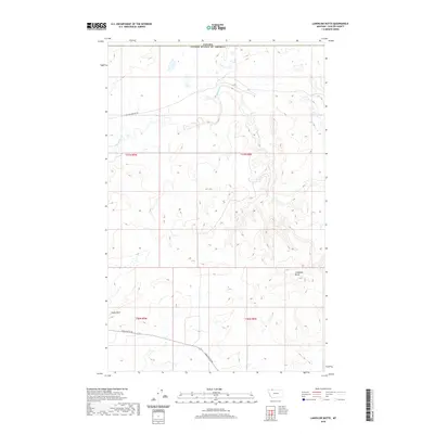 2020 Map of Landslide Butte, 2020 Print
