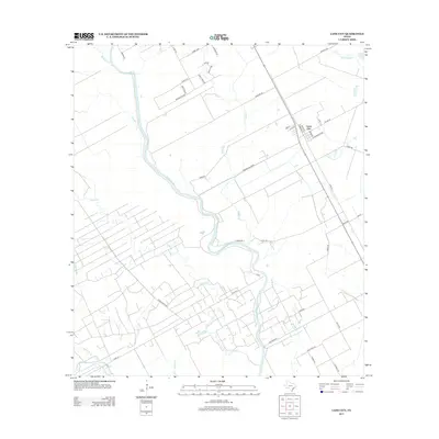 2013 Map of Lane City, 2013 Print