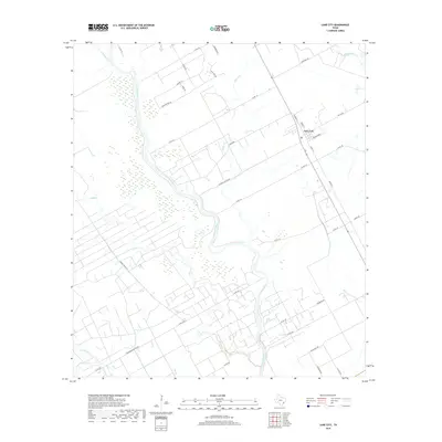 2019 Map of Lane City, 2019 Print