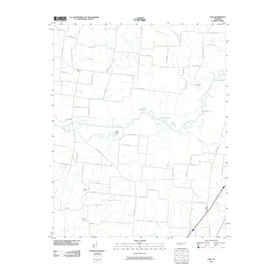 2010 Map of Lane, 2010 Print