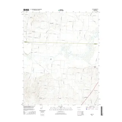 2016 Map of Lane, 2016 Print