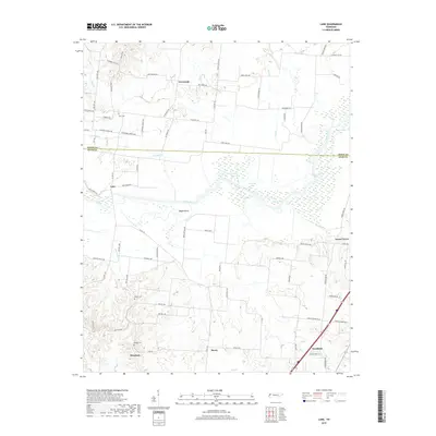 2019 Map of Lane, 2019 Print