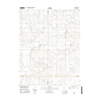 2015 Map of Lane, 2015 Print