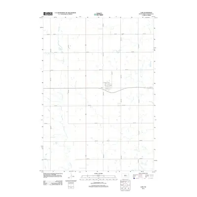 2012 Map of Lane, 2012 Print