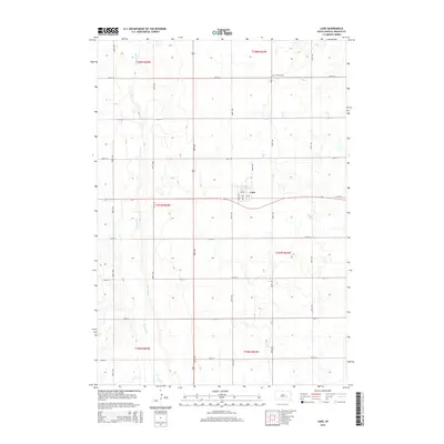 2015 Map of Lane, 2015 Print