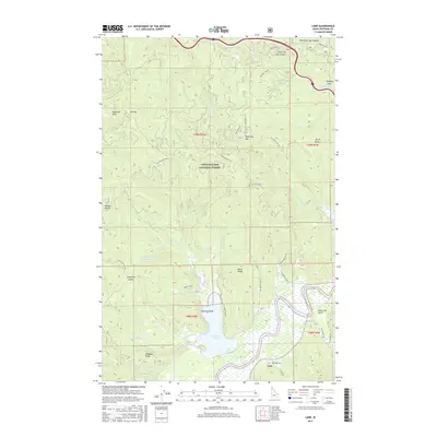 2017 Map of Lane, 2017 Print
