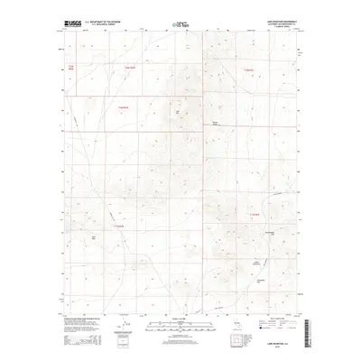 2015 Map of Lane Mountain, 2015 Print