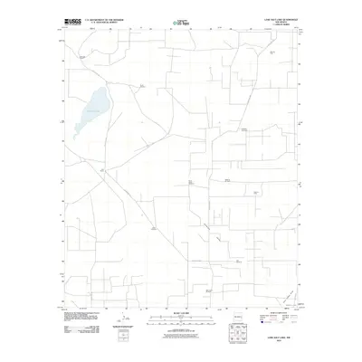 2010 Map of Lane Salt Lake, 2010 Print