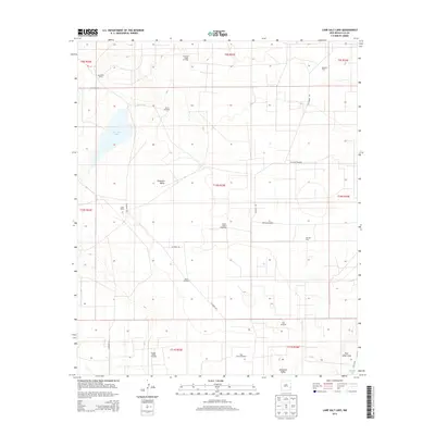 2013 Map of Lane Salt Lake, 2013 Print