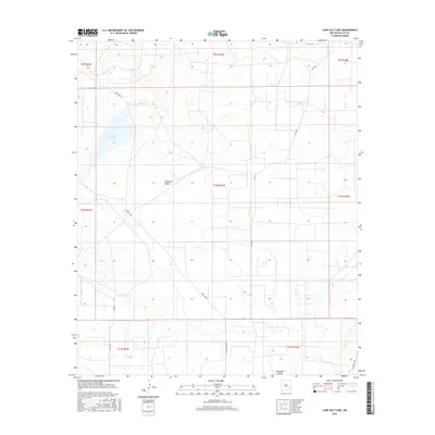 2017 Map of Lane Salt Lake, 2017 Print
