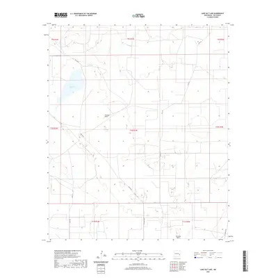 2020 Map of Lane Salt Lake, 2020 Print