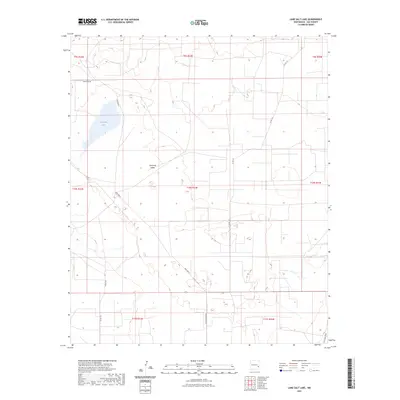 2023 Map of Lane Salt Lake, 2023 Print