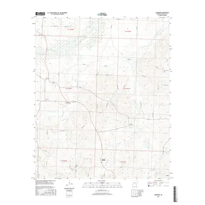 2017 Map of Laneburg, 2017 Print