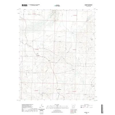 2020 Map of Laneburg, 2020 Print