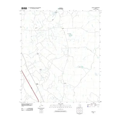 2010 Map of Lanely, 2010 Print